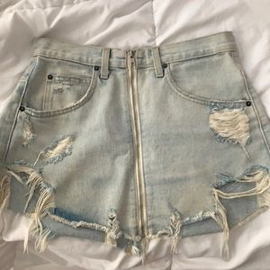 Carmar denim skirt